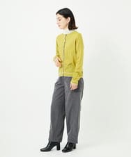 PHSAD11260 GEORGES RECH(小さいサイズ)(メゾン ドゥ サンク) [アンサンブル対応]ウォッシャブルウールカーディガン イエロー