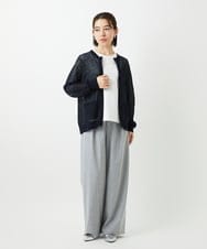 PHSEE28290 GEORGES RECH(小さいサイズ)(メゾン ドゥ サンク) ブークレメッシュニットブルゾン ネイビー