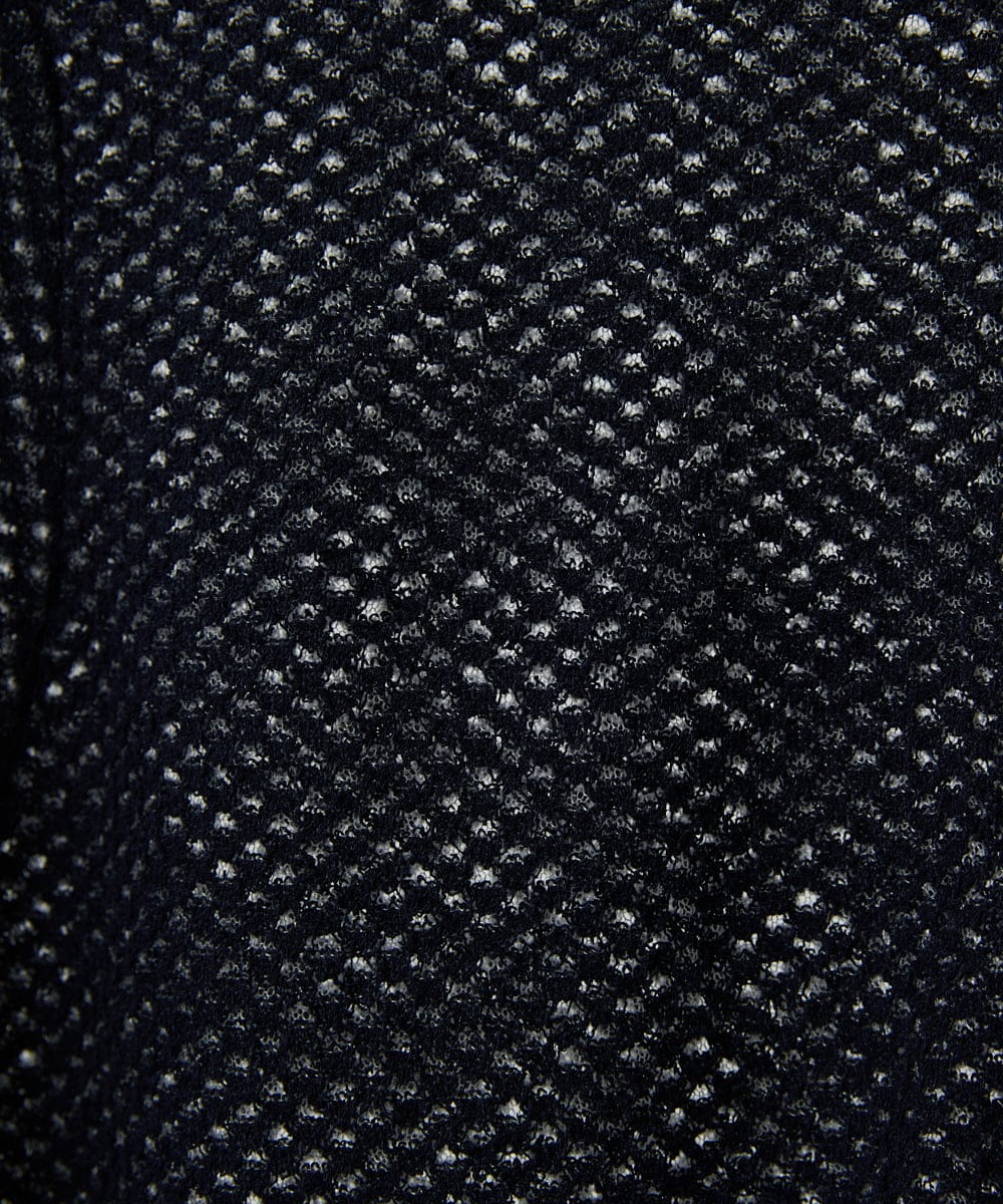 PHSEE28290 GEORGES RECH(小さいサイズ)(メゾン ドゥ サンク) ブークレメッシュニットブルゾン ネイビー