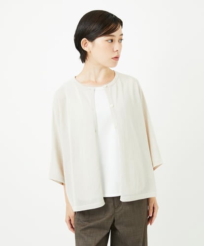PHSHB07250  ペーパーヤーンドルマンスリーブカーディガン