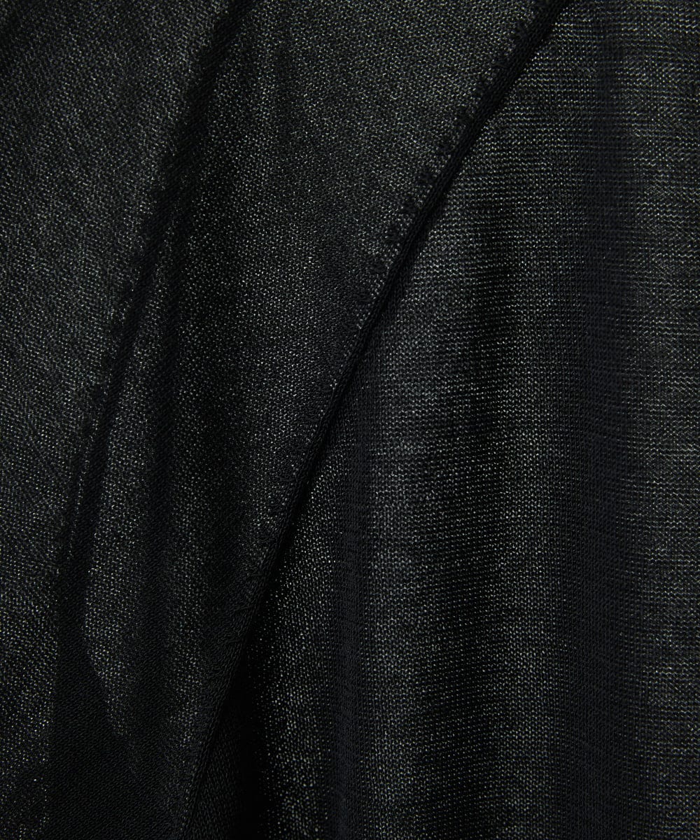 PHSJB28250 GEORGES RECH(小さいサイズ)(メゾン ドゥ サンク) アイレットシアーニットカーディガン ライトグレー