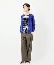 PHSJB28250 GEORGES RECH(小さいサイズ)(メゾン ドゥ サンク) アイレットシアーニットカーディガン ライトグレー