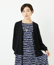 PHSJB28250 GEORGES RECH(小さいサイズ)(メゾン ドゥ サンク) アイレットシアーニットカーディガン ライトグレー