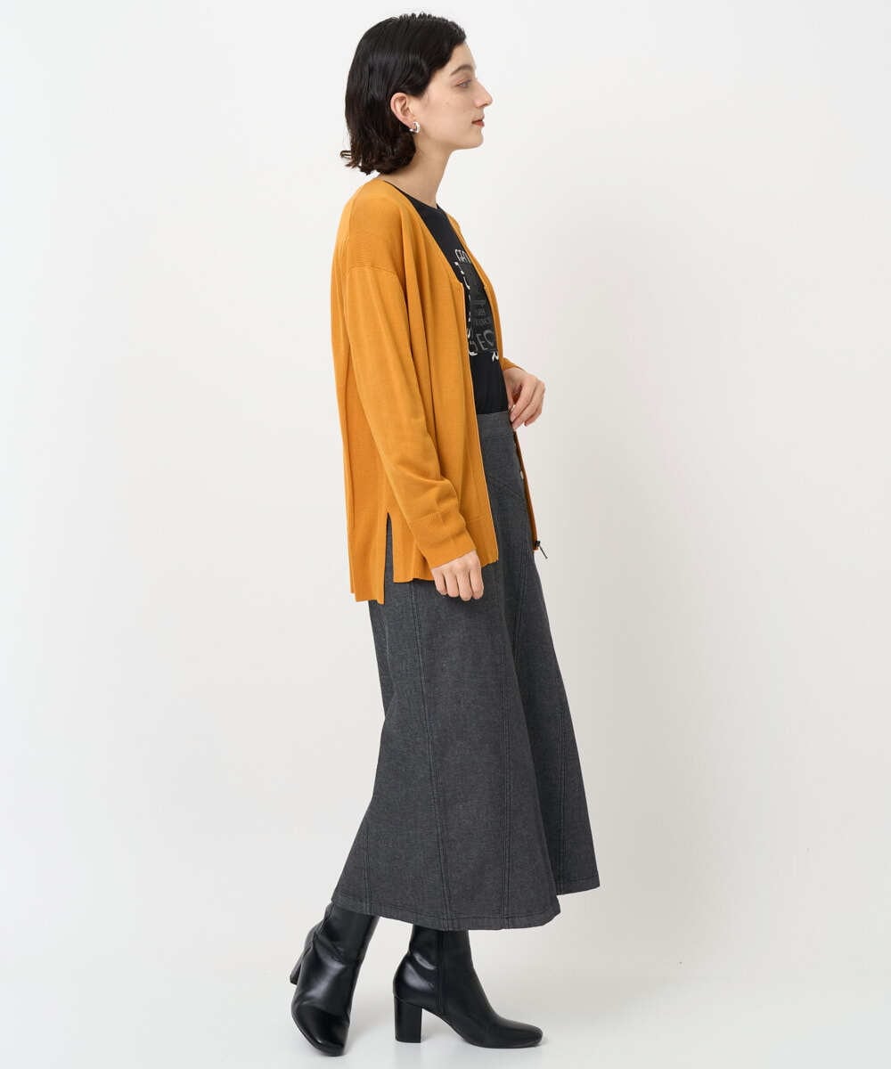 PHSJB51290 GEORGES RECH(小さいサイズ)(メゾン ドゥ サンク) リラックスカーディガン グレー