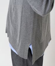 PHSJB51290 GEORGES RECH(小さいサイズ)(メゾン ドゥ サンク) リラックスカーディガン グレー