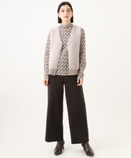 PHSJE26290 GEORGES RECH(小さいサイズ)(メゾン ドゥ サンク) シャギーモールニットベスト ベージュ