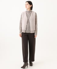 PHSJE26290 GEORGES RECH(小さいサイズ)(メゾン ドゥ サンク) シャギーモールニットベスト ベージュ