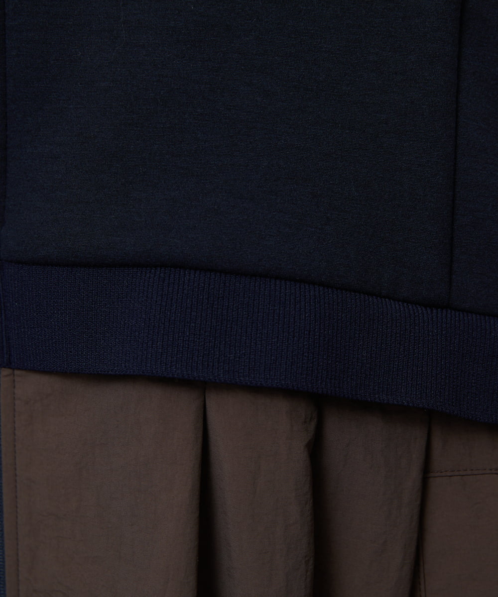 PHTAD02390 GEORGES RECH(小さいサイズ)(メゾン ドゥ サンク) ダンボールタフタドッキングロングジレ ネイビー