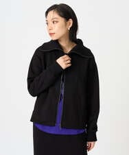 PHTAG11340 GEORGES RECH(小さいサイズ)(メゾン ドゥ サンク) ストレッチダンボールジップアップブルゾン ブラウン