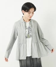 PHTGA24330 GEORGES RECH(小さいサイズ)(メゾン ドゥ サンク) ペプラムポンチ羽織 アイボリー