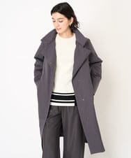 PHUAA44490 GEORGES RECH(小さいサイズ)(メゾン ドゥ サンク) ステッチレス2WAYダウンコート ダークグレー