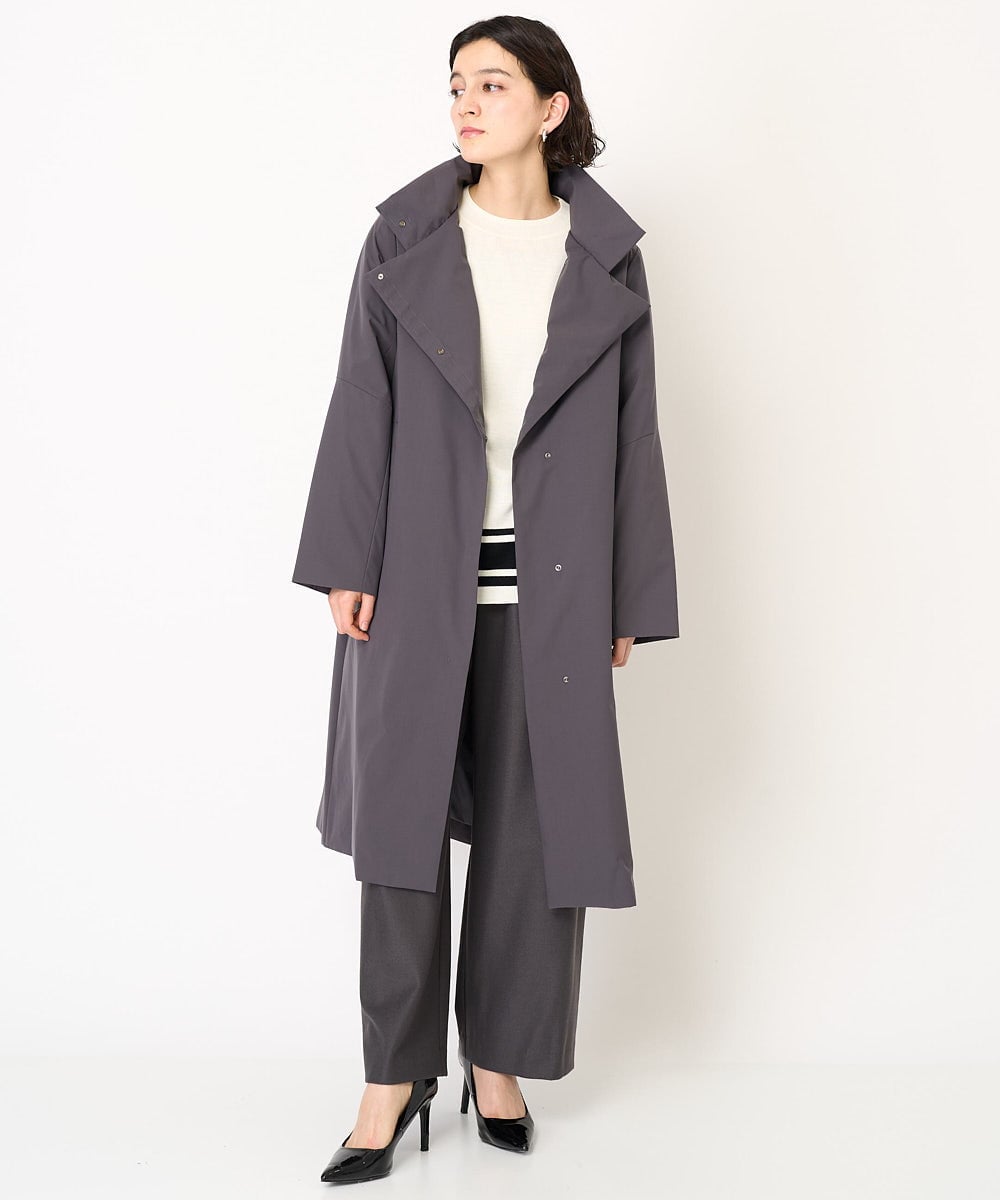 PHUAA44490 GEORGES RECH(小さいサイズ)(メゾン ドゥ サンク) ステッチレス2WAYダウンコート ダークグレー