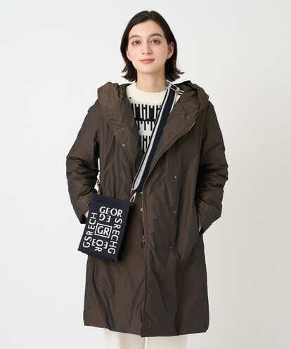 PHUCD55590 GEORGES RECH(小さいサイズ) ステッチレスシャンブレーロングダウンコート