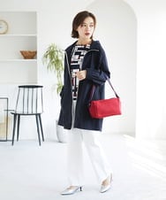 PHUGE40490 GEORGES RECH(小さいサイズ)(メゾン ドゥ サンク) 4WAYタフタフーデッドコート ライトグレー