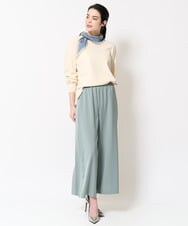 PJFEB44390 CHRISTIAN AUJARD Lサイズ(クリスチャン・オジャール Lサイズ) 【大きいサイズ】ホールガーメント長袖ニット アイボリー