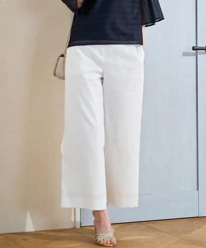 PJLGD31320 CHRISTIAN AUJARD Lサイズ 【大きいサイズ】リネンリラックスワイドパンツ