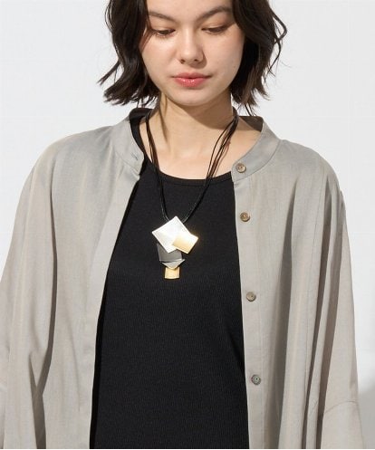 PL2JE02120 CHRISTIAN AUJARD スクエアーパーツネックレス