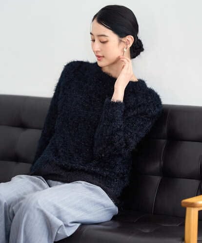 PRFAH05400 CHRISTIAN AUJARD ファンシーヤーンニットプルオーバー