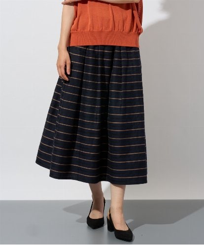 PRHHE28400 CHRISTIAN AUJARD [セットアップ対応]カラミメッシュボーダースカート