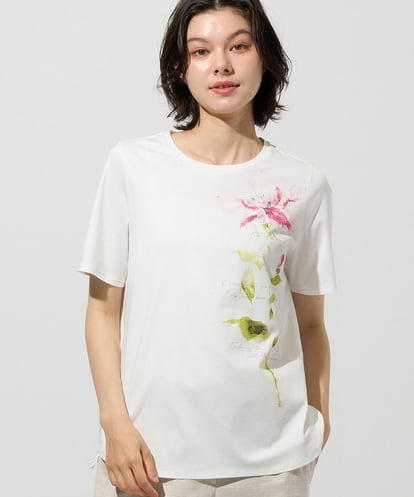 PRKHD05180 CHRISTIAN AUJARD [2WAY]アートプリントTシャツ