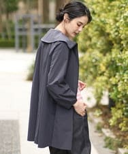 PRVEE16490 CHRISTIAN AUJARD(クリスチャン・オジャール) [シワになりにくい]タフタジップアップコート ダークグレー