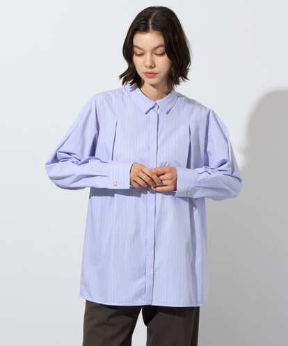 PYBAH04400  ショートポイントカラーコットンシャツ