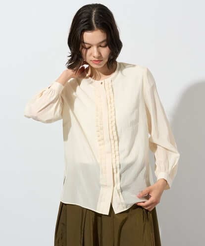 PYBAH09360  タックプリーツブラウス