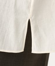 PYBAH09360 CHRISTIAN AUJARD(小さいサイズ)(メゾン ドゥ サンク) タックプリーツブラウス アイボリー