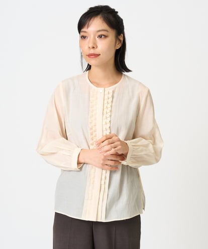 PYBAH09360  タックプリーツブラウス
