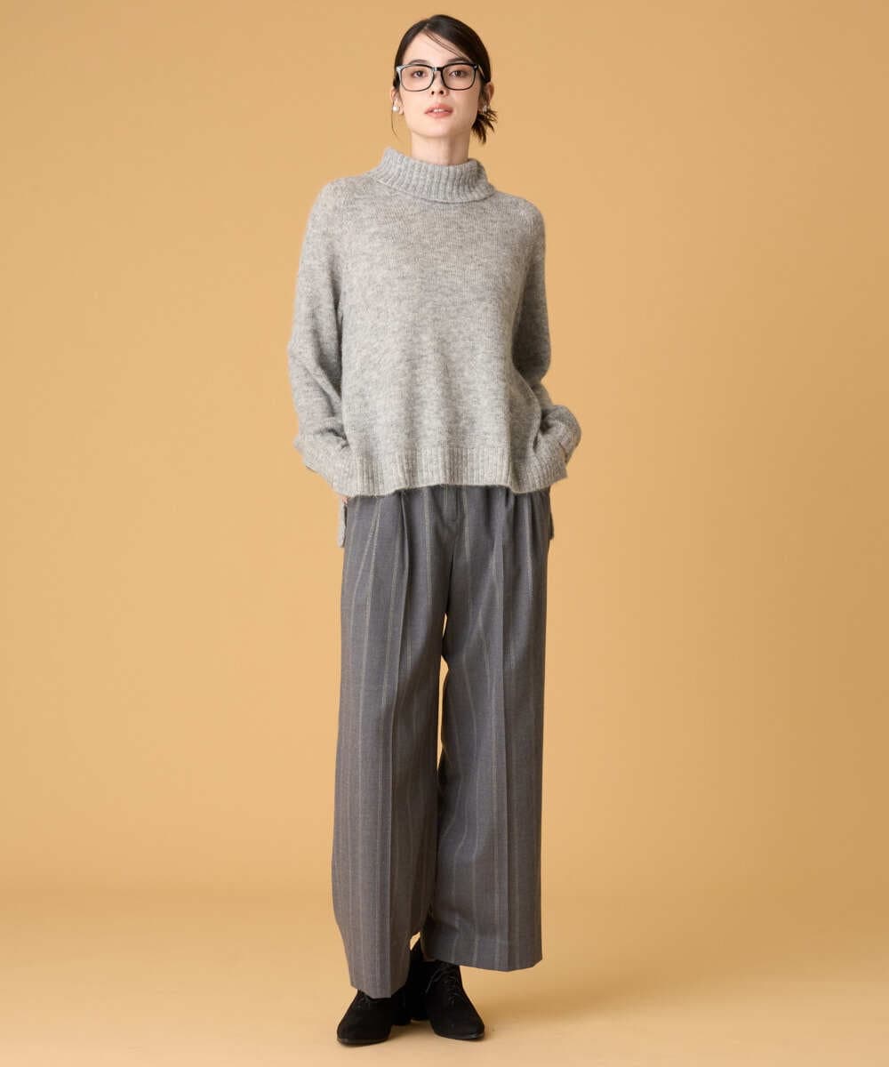 PYFAG45390 CHRISTIAN AUJARD(小さいサイズ)(メゾン ドゥ サンク) シャイニーノットブレンドニット アイボリー