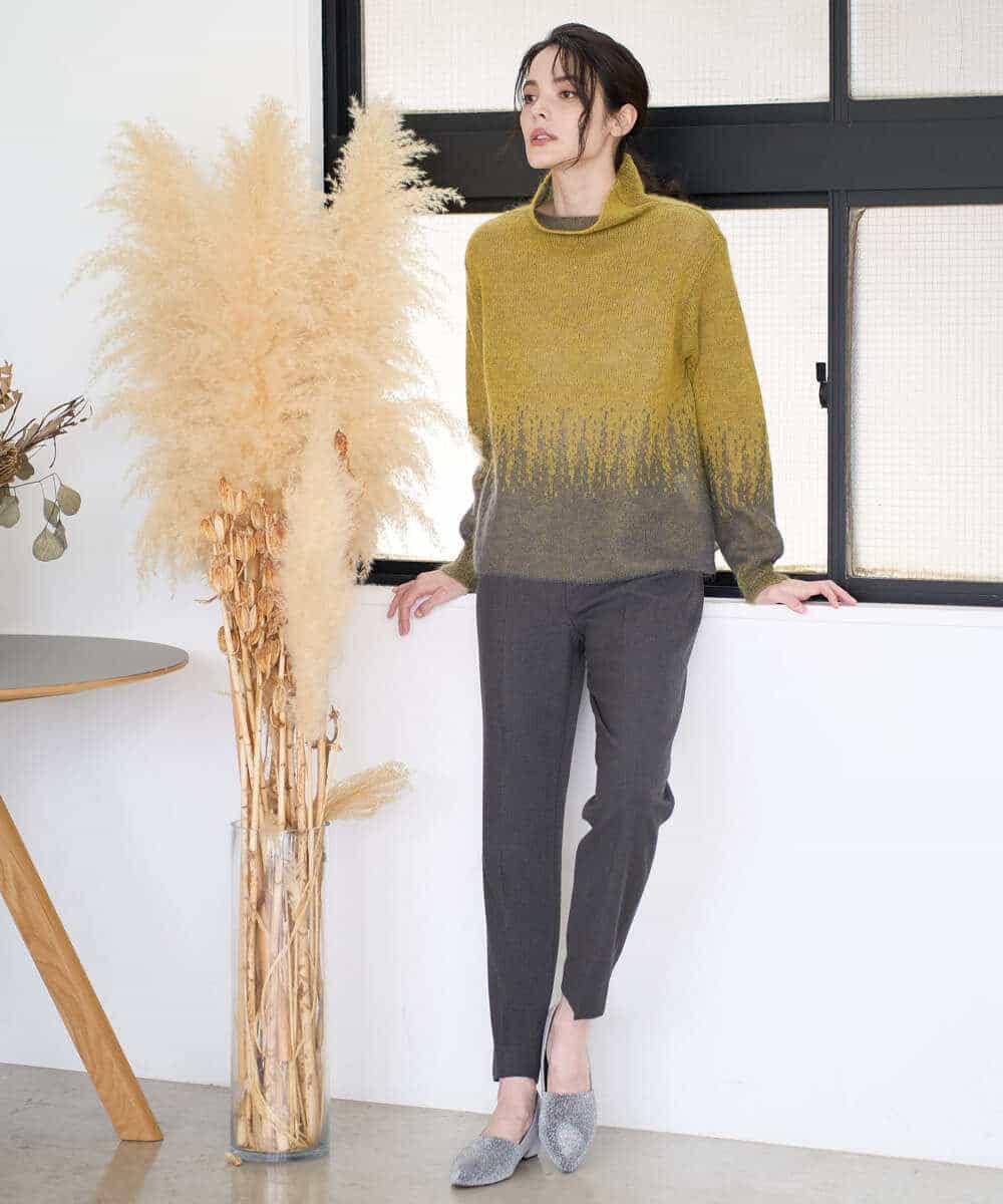 PYLAD38270 CHRISTIAN AUJARD(小さいサイズ)(メゾン ドゥ サンク) 裏起毛ステックパンツ ライトブラウン