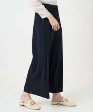 PYLEE15390 CHRISTIAN AUJARD(小さいサイズ)(メゾン ドゥ サンク) 2WAYストレッチワイドパンツ ネイビー