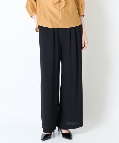 PYLJW12390 CHRISTIAN AUJARD(小さいサイズ) タック入りセミワイドパンツ