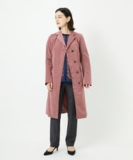 PYVAF10690 CHRISTIAN AUJARD(小さいサイズ)(メゾン ドゥ サンク) シャンブレーロングコート ベージュ