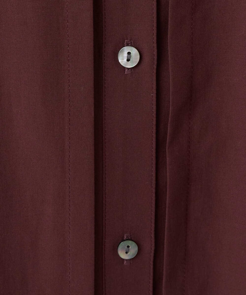 PZBJB45290 GEORGES RECH(ジョルジュ・レッシュ) フリルヨークバックタックブラウス ボルドー