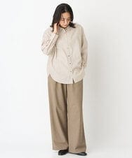 PZBJE24290 GEORGES RECH(ジョルジュ・レッシュ) フィブリルブロードシャツ グリーン