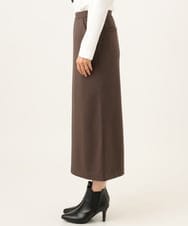 PZHAG11240 GEORGES RECH(ジョルジュ・レッシュ)  [セットアップ対応]ストレッチダンボールナロースカート ブラウン