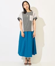 PZHHB05290 GEORGES RECH(ジョルジュ・レッシュ) [撥水加工]タフタイージーギャザースカート ダークグレー