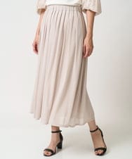 PZHJB22330 GEORGES RECH(ジョルジュ・レッシュ) シアーストライプスカート ベージュ
