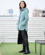 PZJAD48490 GEORGES RECH(ジョルジュ・レッシュ) マットストレッチタフタダウンジャケット グリーン