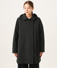 PZJAG30630 GEORGES RECH(ジョルジュ・レッシュ) ステッチレス2WAYカラーミドルダウンコート ブラック