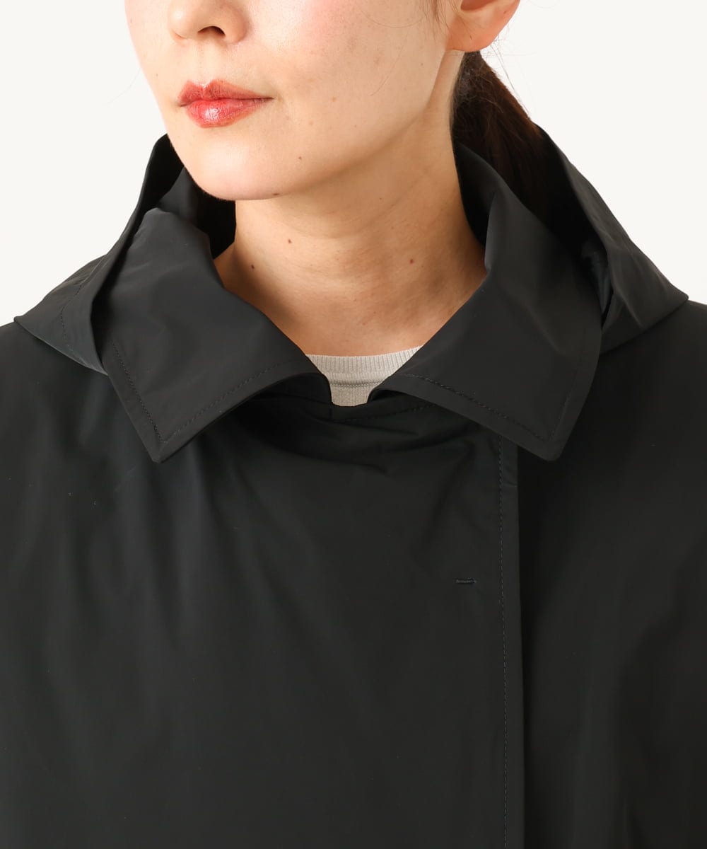 PZJAG30630 GEORGES RECH(ジョルジュ・レッシュ) ステッチレス2WAYカラーミドルダウンコート ブラック