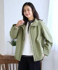 PZJAH01450 GEORGES RECH(ジョルジュ・レッシュ) スタンドカラーブルゾン ベージュ