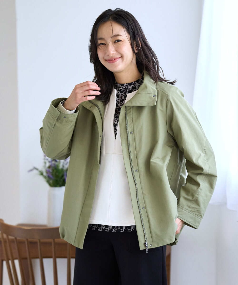 PZJAH01450 GEORGES RECH(ジョルジュ・レッシュ) スタンドカラーブルゾン ベージュ