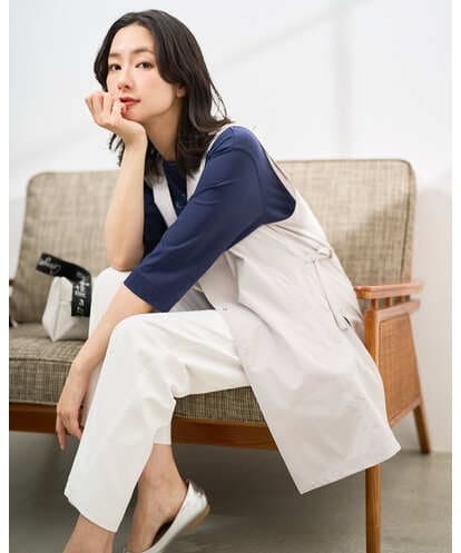 PZJGE40330 GEORGES RECH [セットアップ対応]4WAYタフタロングジレ