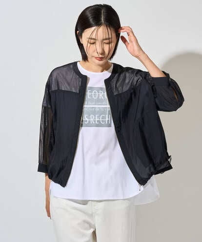 PZJHD44330 GEORGES RECH メッシュコンビシアーブルゾン