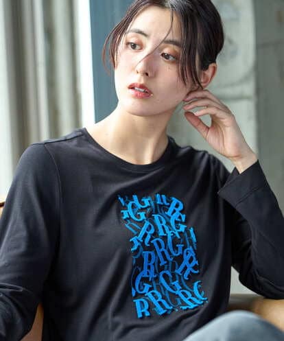 PZKAG27210 GEORGES RECH ベアテン3D刺繍ロゴカットソー