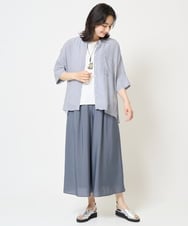 PZKGA38130 GEORGES RECH(ジョルジュ・レッシュ) チュールシルケットタンクトップ ブルーグリーン