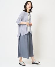 PZKGA38130 GEORGES RECH(ジョルジュ・レッシュ) チュールシルケットタンクトップ ブルーグリーン