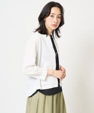 PZKGA38130 GEORGES RECH(ジョルジュ・レッシュ) チュールシルケットタンクトップ ブルーグリーン